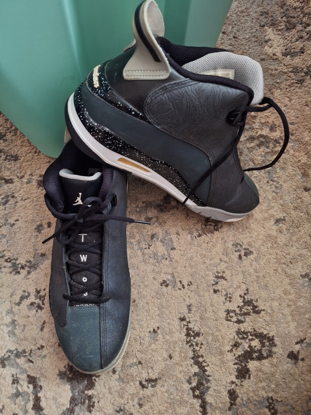 Jordan TWo Black/Grey Men's Basketball Shoes